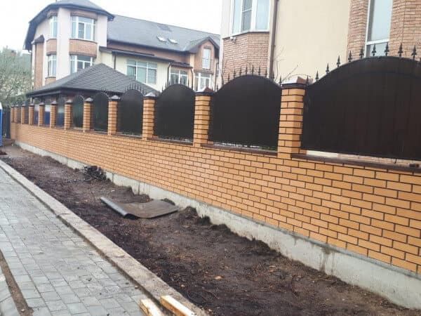 Комбинированные заборы купить в Москве по выгодной цене