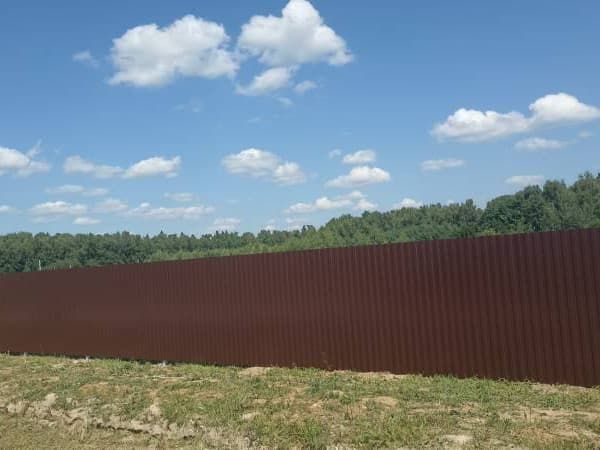 Заборы из профнастила цена под ключ в Москве по выгодной цене